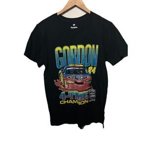 Fanatics Jeff Gordon T Shirt Black Graphic 24 Dupont Champion Hall of Fame M